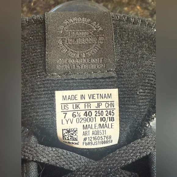 NIB ADIDAS SEELY SKATEBOARDING Black Men's size 7 SHOES - Picture 6 of 9